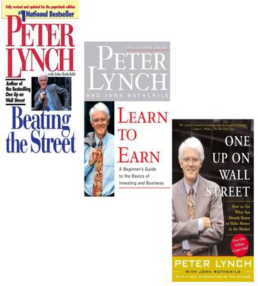 Pack Of Three Peter Lynch Books, Learn To Earn, One On Wall Street & Beating The Street