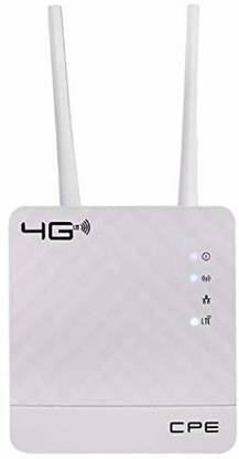 CPE MASTEL 4g Wifi Router 4G Router 2.4 GHz, 2.1 GHz 60 Mbps Wifi Speed Tri Band Internal & External Antenna MiFi (Sim Based)