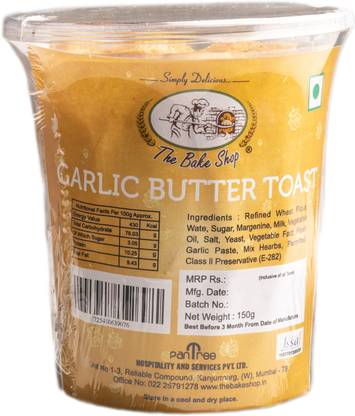 The Bake Shop Garlic Butter Toast Garlic flavored Cake Rusk