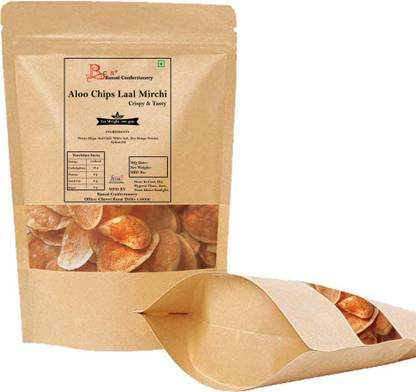 B-con RED CHILLI ALOO CHIPS 500 GM Chips