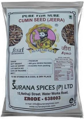MAHARAJA 100% Pure & Natural Cumin Seeds (Jeera Whole)