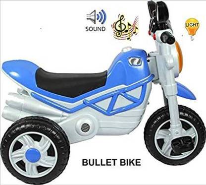 baby tone BABY BULLET BIKE B.T Baby Bullet Rider Baby Tricycle Ride-On with Music & Light | Bikes, Trikes & Ride-Ons | Baby Tricycles with Music and Lights for 2-4 Years | Birthday Gift for Kids/Boys/Girls Tricycle Tricycle