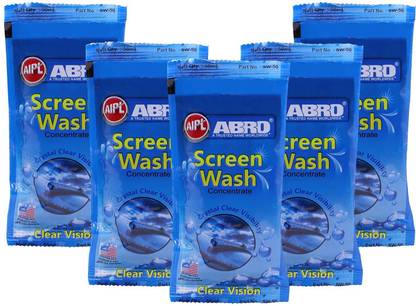 ABRO SW-50-5 Screen Wash Concentrated Windshield Washer for Crystal-Clear & Shiny Screen Liquid Vehicle Glass Cleaner
