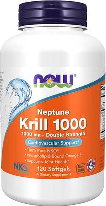 Now Foods Neptune Krill Oil, 120 Softgels 1000 mg