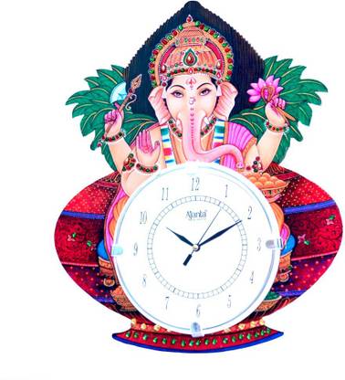 Kaari Analog 30.48 cm X 38.1 cm Wall Clock