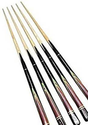 MAA JANKI BILLIARDS Riley 3/4 Billiard Snooker Pool Table cue sticks - 5 piece Billiards Bridge Head