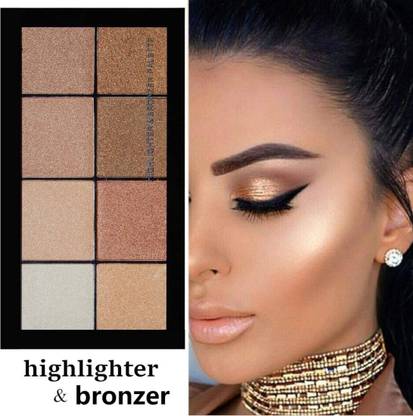 tanvi27 Best illuminator Face Makeup Glow Bronzer Highlighter Palette Highlighter