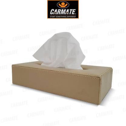 CARMATE TISSUE BEIGE Vehicle Tissue Dispenser