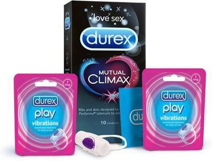 DUREX Pleasure Kit (2 Play Vibrations and Mutual CLimax)