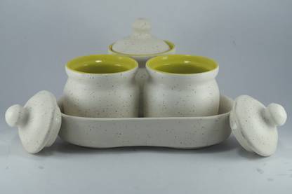 EARTHEN CRAFT Ceramic Pickle Jar  - 200 ml