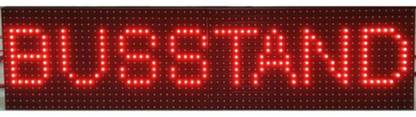 AJE DIGITAL WiFi OPERATED LED OUTDOOR SCROLLING / MOVING DISPLAY BOARD IN RED COLOR - 2 FEET * 1 FEET (24 inches * 12 inches) LED Display