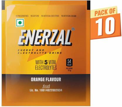 Enerzal Enerzal_Orange_50gm_10 Energy Drink