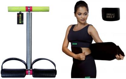 UNITRIM Tummy Trimmer Single Spring Female and Sweat Slim Belt combo for Female Fitness Accessory Kit Kit
