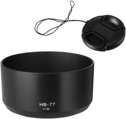 Schsteindar HB-77 Lens Hood + Lens Cap kit for Nikon AF-P DX NIKKOR 70-300mm f/4.5-6.3G ED & Nikon AF-P DX NIKKOR 70-300mm f/4.5-6.3G ED VR Lens with 58mm Lens Cap - Replaces Nikon HB-77 Lens Hood