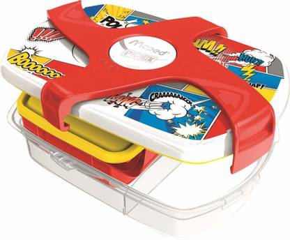 MAPED PickNik Maped Picnik Concept 870012 Leakproof Lunch Box, One Size, Comic 2 Containers Lunch Box