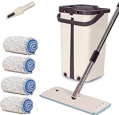Arti Enterprise Floor Mop with 4 Pads Mop Set