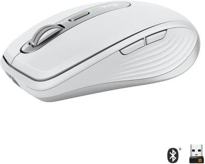 Logitech MX Anywhere 3 / Magnetic Scrolling, Ergonomic, 4000DPI Sensor, Custom Buttons Wireless Ambidextrous Laser Mouse  with Bluetooth