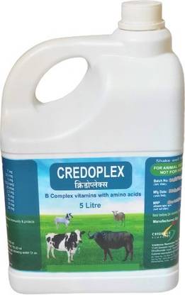 CredenceRemedies CREDOPLEX - VITAMIN B-COMPLEX WITH AMINO ACID FOR CATTLE, POULTRY, BIRDS, GOAT, SHEEP, HORSE, ALL KINDS OF ANIMALS AND LIVESTOCK Pet Health Supplements