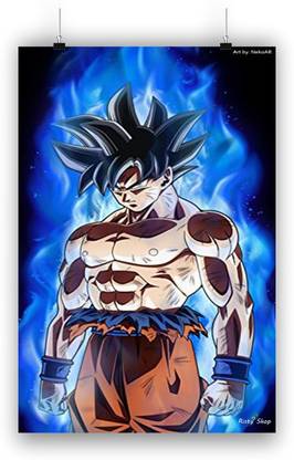 Super Goku for Wall decoration Paper Print