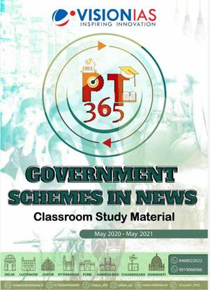 Government Schemes In News - Vision Pt 365 (May 2020 To May 2021)