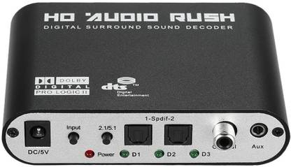 VIBOTON Audio Decoder 5.1 Audio Decoder Surround Sound Rush for STB DVD Player HD Player Xbox Media Streaming Device
