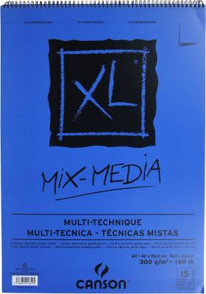 Canson XL Mix-Media 300 GSM Medium Grain A2 Spiral Sketch Pad