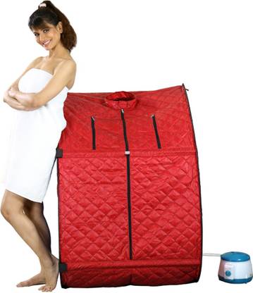 KAWACHI C176-MAROON Portable Steam Sauna Bath for Health and Beauty Spa at Home Red Portable Steam Sauna Bath
