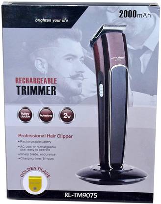 Rocklight RL-9075 Trimmer 45 min  Runtime 4 Length Settings