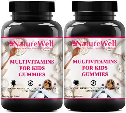 Naturewell Multivitamin Gummies for Kids Pro(PK 2)
