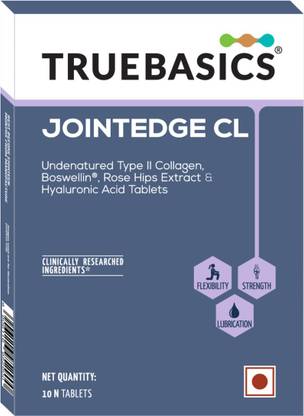 TRUEBASICS Jointedge CL, Joint Support Supplement, Contains Collagen, For Joint Pain Relief