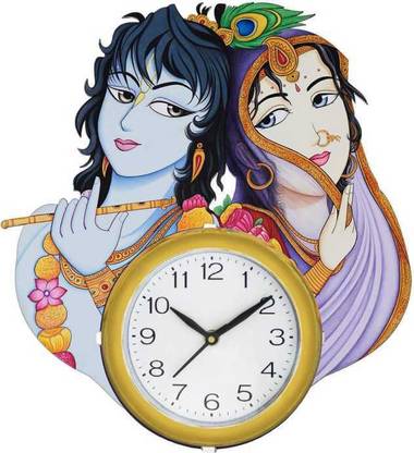 shashank Analog 35 cm X 33 cm Wall Clock
