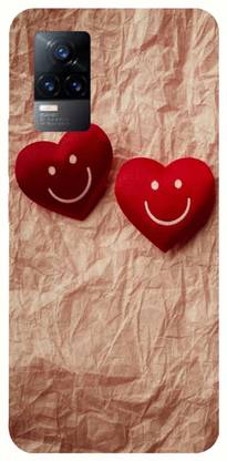 Everything. Back Cover for Vivo Y73 ( Red Couple Heart Print