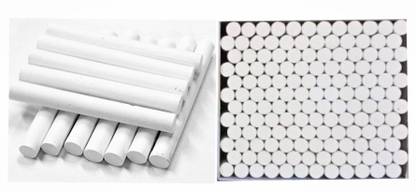 officekart Dustless WHITE Chalk - CDL-50 black board Dustless Skin Friendly WHITE Chalk