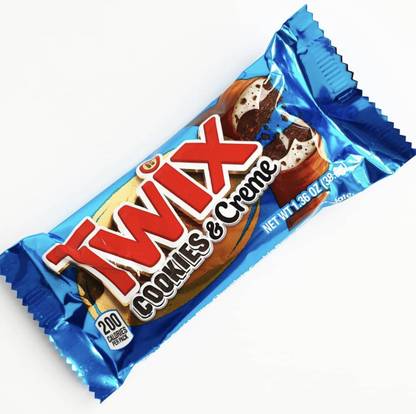 Twix Cookies & Creme Milk Chocolate Imported 38.6g Bars