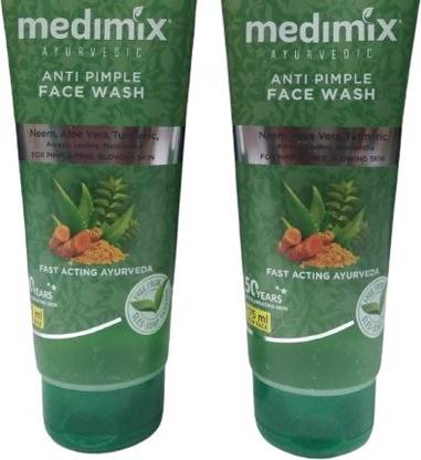 MEDIMIX AYURVEDIC ANTI PIMPLE ALOVERA 175ML ( PACK OF 2)  Face Wash