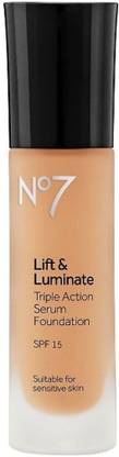 No7 Lift & Luminate Triple Action Serum Foundation SPF 15 Foundation