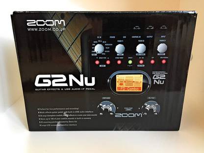 ZOOM G2NU Guitar Multi Effects Processor and USB Interface Guitar Processor