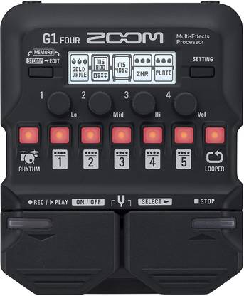 ZOOM G1 Four Guitar Multi Effects Pedal Guitar Processor