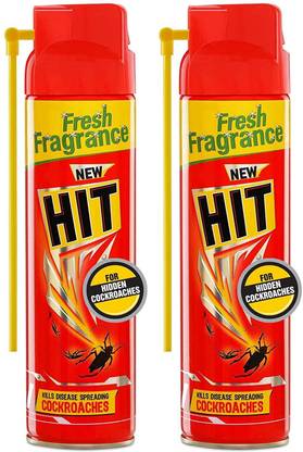 Hit Spray Crawling Insect Killer (400ml, Red)& Cockroach Killer Spray -200 ml