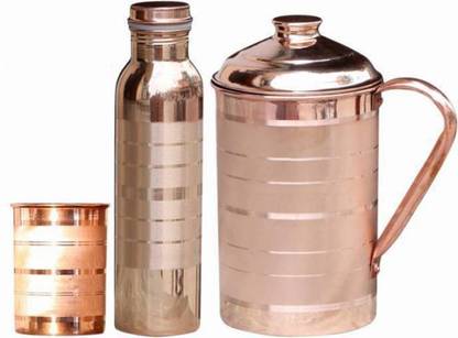 NORTH ELEVEN 1BOTTLE 1000ML SILVER TOUCH JUG 1700ML AND 1 GLASS Serveware & Drinkware water , Jug Glass Set Jug Bottle Glass Set