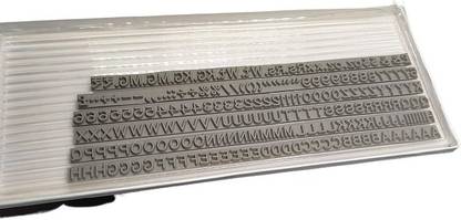 SmartPack Batch Coding Rubber complete stereo set for Stamping( 8mm) Label Stamping Machine