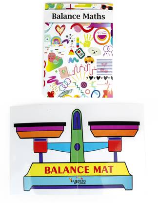 Learner's Bridge Balance mat is game of balancing equations given on the card with 2 colours