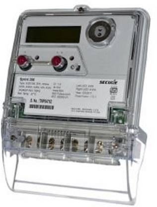 SECURE Meter Ltd 3 Phase 4 Wire Electricity (KWh) Current Meter. 10Amp to 60 Amp Metal Electrical Box