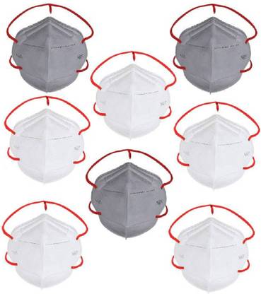 Anemone 6 Layer Triple Particle Filtration System For Anti Virus, Anti Pollution Mask N95 Air Filter Face Mask Reusable,Washable- Anti Dust/Pollution/Bacterial Premium Quality Mask (L) G3W5 Reusable, Washable, Water Resistant