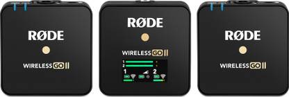 Rode Wireless Go II Dual Channel Wireless Microphone System, Black (Model Number: WIGOII)