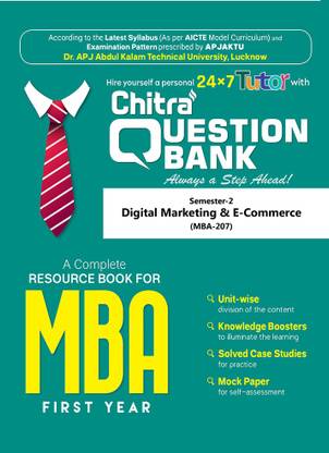 Chitra Question Bank For MBA - Digital Marketing & E-Commerce (207) - Semester 2