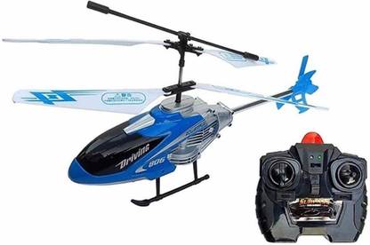 Pankhudi Velocity Helicopter 2-in-1 Flying remote control with Remote Controller and Unbreakable Blades Infrared Sensors (Multicolor)