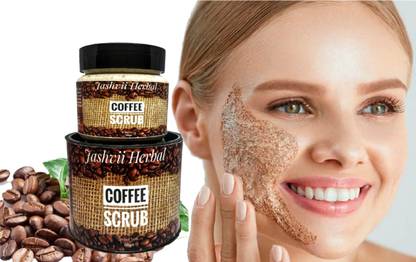 jashvii herbal Coffee Body Exfoliate & Remove Tan Coffee Body Oily/Normal Skin Scrub