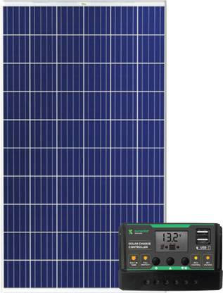 ZunSolar Combo of PWM 20A Solar Charge Controller (ZS20) and 100W 12V Polycrystalline Solar Panel