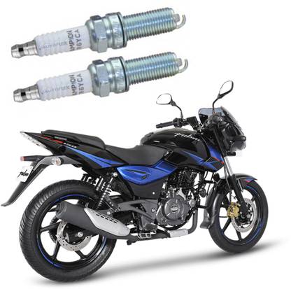 AUTOPLEX Spark Plug for BAJAJ Pulsar all model (Premium Quality) (Standard Size) Spark Plug Assembly Compatible for Specific Self Start (Pack of 2) Spark Plug for BAJAJ Pulsar all model (Premium Quality) (Standard Size) Spark Plug Assembly Compatible for Specific Self Start (Pack of 2) Copper Spark Plugs